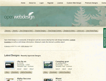 Tablet Screenshot of openwebdesign.org